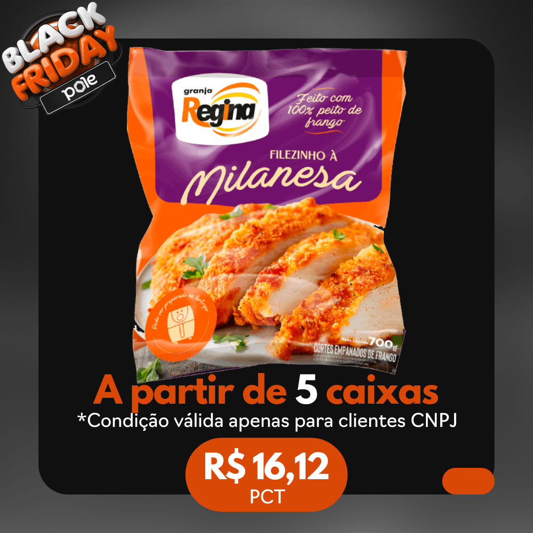 Filezinho Milanesa Cong 700g - Granja Regina